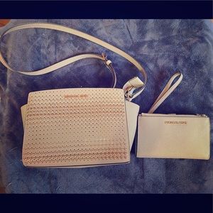 Michael Kors Crossbody Bag and Wallet/Wristlet